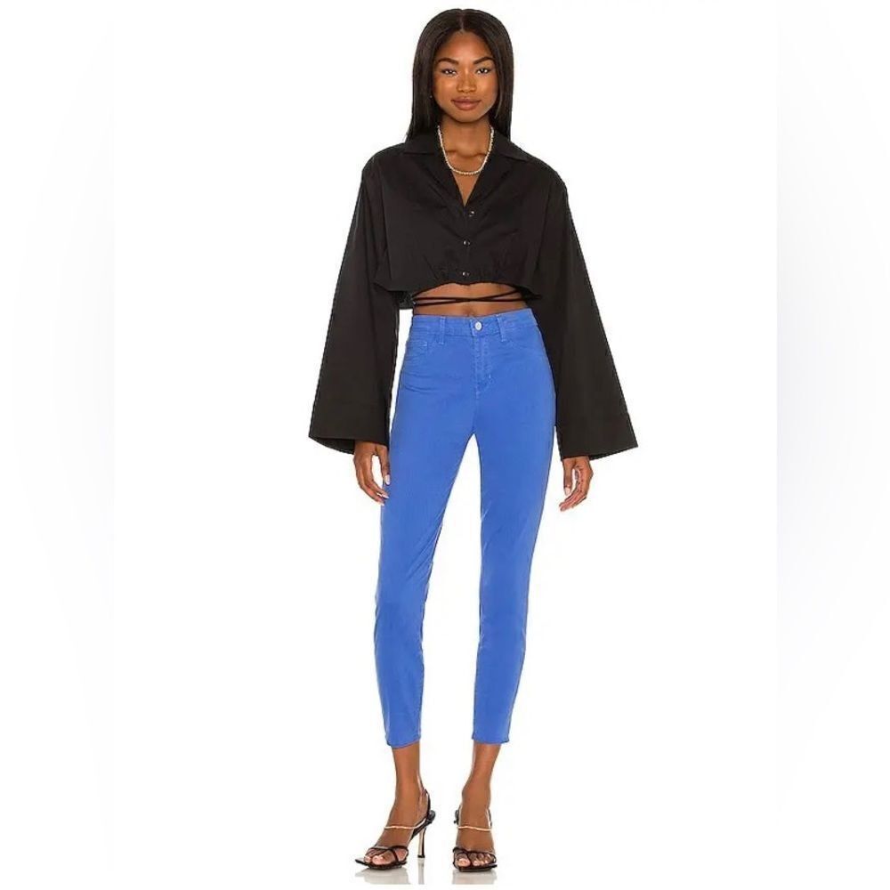 L’Agence Margot High Rise Skinny Pant in Light Harbor Blue Size 25